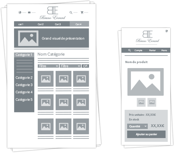 navigation au sein du catalogue e-commerce